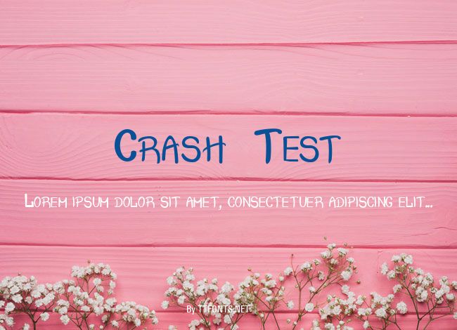 Crash  Test example